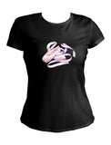 The Punk Ballerina Collection Women's T-Shirt Pointe Shoe